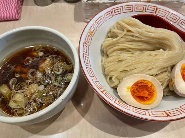 「つけ麺＋味玉」@食堂 七彩の写真