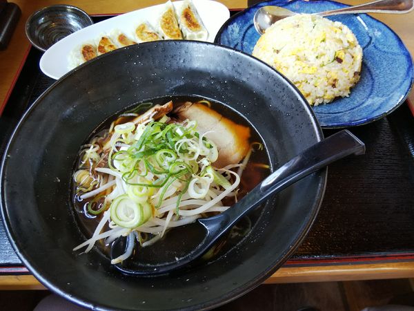 「ラーメンセット」@台湾料理 華甲園の写真