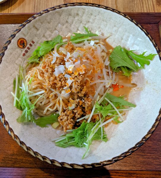 「四川冷やし担々麺　760円」@中国茶房8 青山店の写真