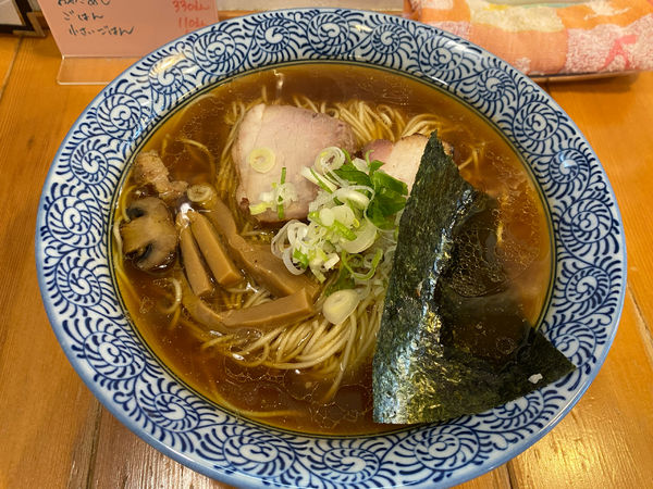 「三ツ星醤油らーめん（細麺大盛り）1,000円」@らーめん森や。の写真