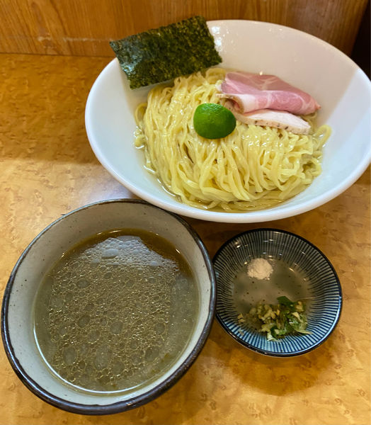 「夏季限定・媛いり子水の冷製純煮干しつけ麺¥1100」@中華そば 児ノ木の写真