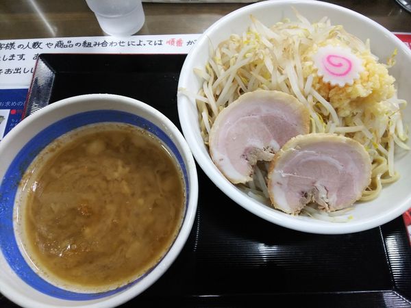 「【限定】の郎つけ麺（ニンニクアブラマシ）　900円」@弘前大勝軒の写真
