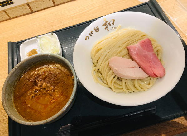 「【限定】担々つけ麺 中」@つけ麺 和 泉中央店の写真