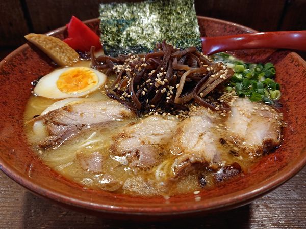 「ラーメン(きくらげ増量)」@分田上の写真