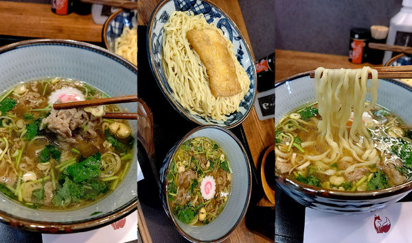 「平日限定『きつねのつけ蕎麦+大盛(¥850+150)』」@中華蕎麦 きつねの写真