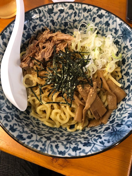 「油そば　中盛」@油そば専門 麺屋かとむら 信州 市場本店の写真