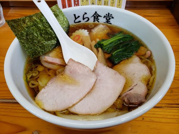 「叉焼ワンタン麺」@とら食堂の写真