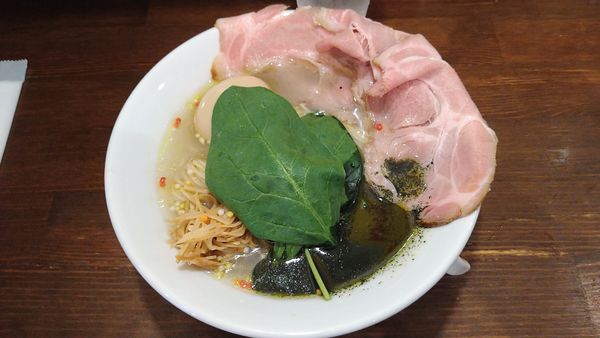 「特製しそ塩そば¥1200-」@拉麺 はま家 六本木店の写真