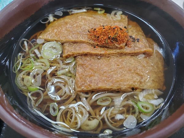 「きつねそば」@海員生協本牧レストランの写真