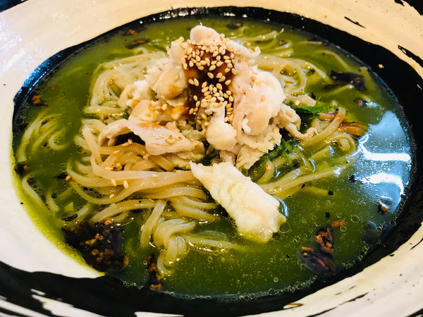 「抹茶の冷し 1,100円」@大阪 麺哲の写真