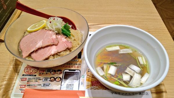 「【限定】しじみ貝の 冷たい昆布水つけ麺」@焼きあご塩らー麺 たかはし マルイファミリー溝口店の写真