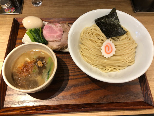 「特製つけ麺」@濃厚焼きあご煮干し つけ麺さか田の写真