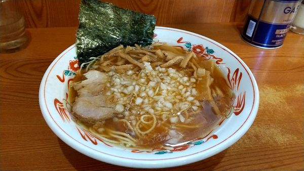 「メンマラーメン（７５０円）」@中華そば 吾衛門の写真