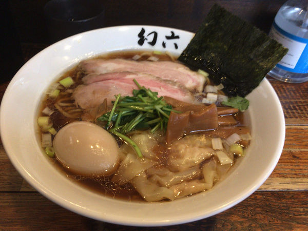 「特製醤油そば大盛り」@中華そば 幻六の写真