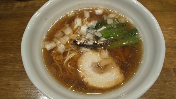 「瀬戸内煮干しラーメン・醤油（￥750）」@瀬戸内いりこラーメン 古田島の写真