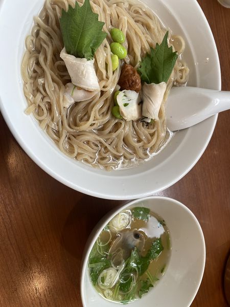 「羅臼昆布と浅利のつけそば900」@中華そば 七麺鳥の写真