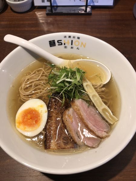 「塩ラーメン　850円」@淡麗拉麺 志おん-shion-の写真