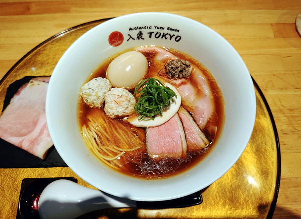 「ポルチーニ醤油らぁ麺+特製トッピング他」@入鹿（IRUCA）-Tokyo-の写真