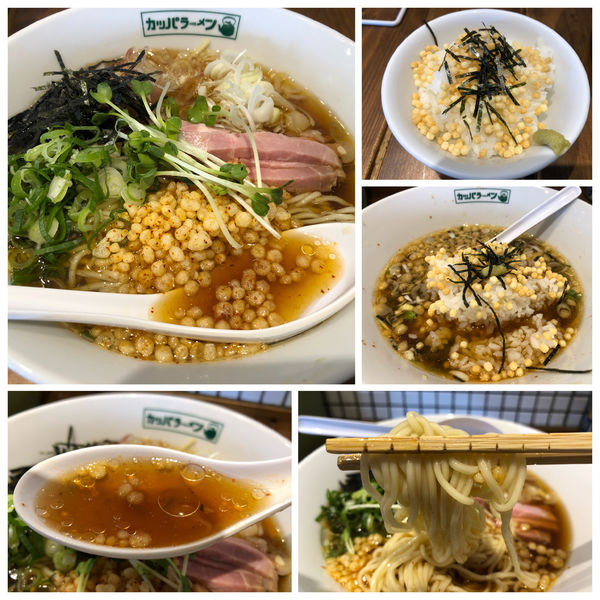 「ほんのり生姜香る和風あっさり冷やし醤油そば900円」@カッパラーメンセンターの写真