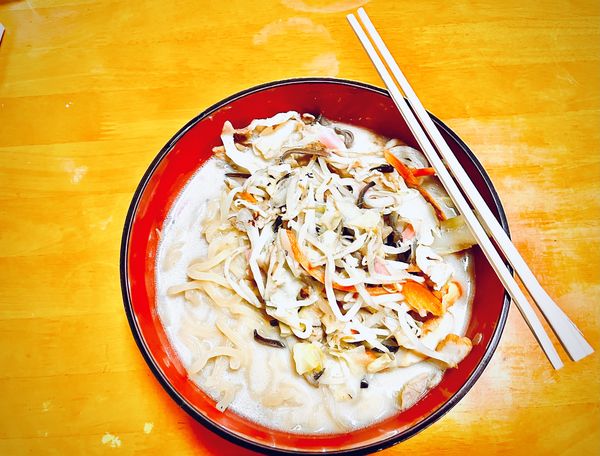 「白ちゃんぽん（大）」@じげもんちゃんぽん 所沢トコトコスクエア店の写真