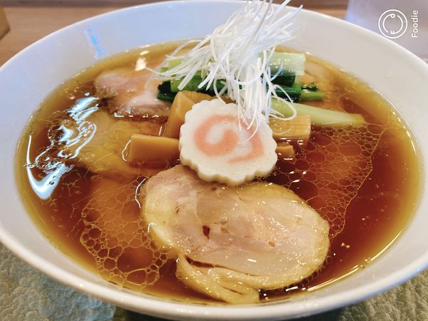 「深緑白出汁（もろみポーク２枚追加）」@中華そば 深緑の写真