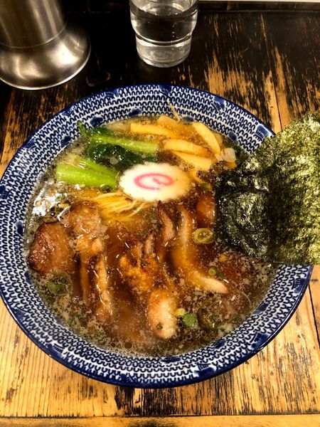 「パーコー麺　1050円　濃口醤油」@くじら軒 横浜本店の写真