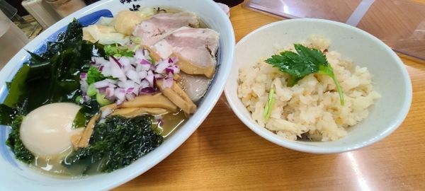 「限定　金目鯛出汁ラーメン」@中華そば 半ざわの写真