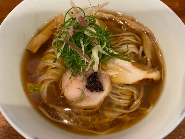 「アジ煮干し冷しそば」@麺や維新の写真