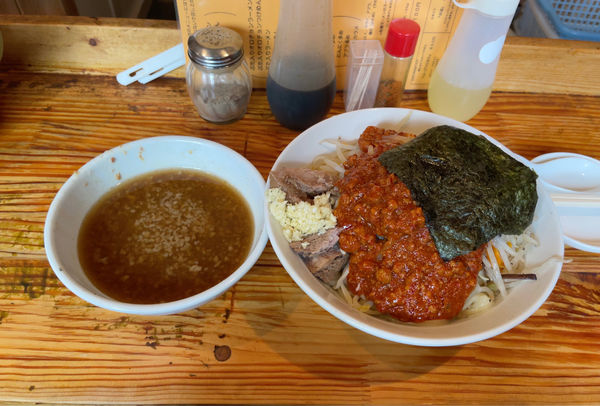 「オロチョンつけめん 中盛」@にかいやの写真