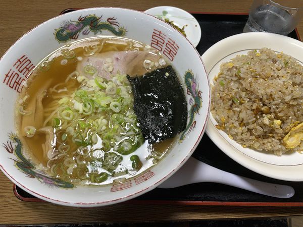 「ラーメン・チャーハンセット」@らーめん江南の写真