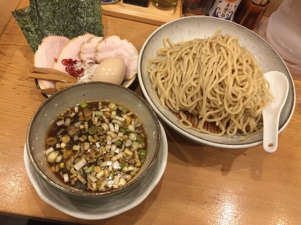 「特製つけそば(大)【1240円】」@中華そば 笑歩の写真