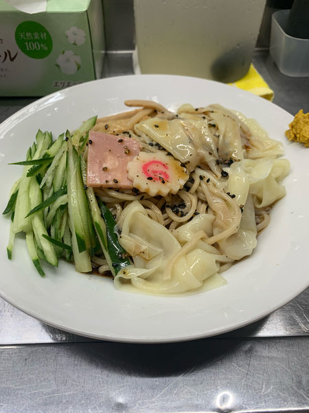 「冷やしワンタン麺」@中華そば みたかの写真
