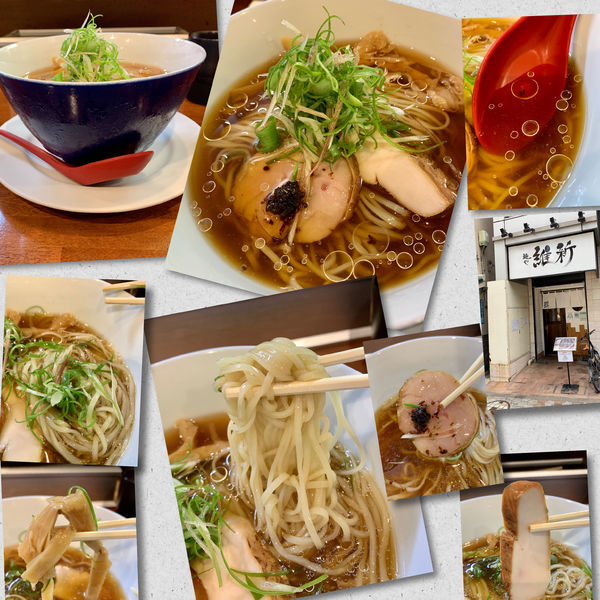 「【期間限定】アジ煮干し冷しそば900円」@麺や維新の写真