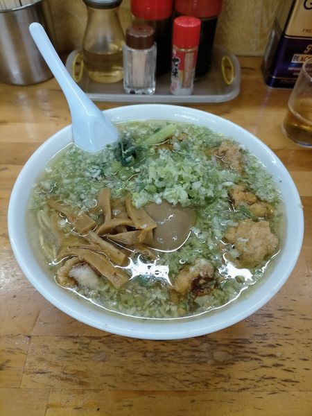 「塩半パーコー 薬味多め」@珉珉の写真