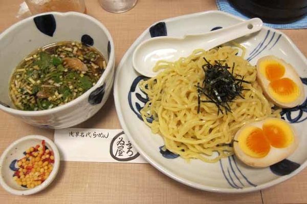 「玉子ざるらーめん　900円」@与ろゐ屋の写真