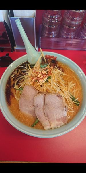 「G系黒マァ油味噌大盛+大盛」@ラーメン山岡家 牛久店の写真