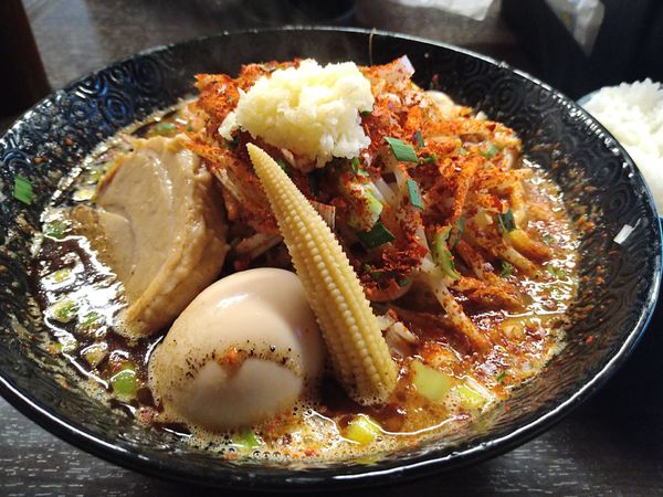 「味玉蠍ラーメン(¥920)」@Japanese soba Noodles 蠍の写真