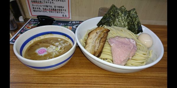 「つけ麺メガ盛り」@大勝軒ROSSO－ロッソ－の写真