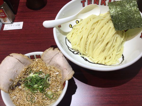 「ゴマタマつけ麺・250g(¥850)」@天金狗の写真