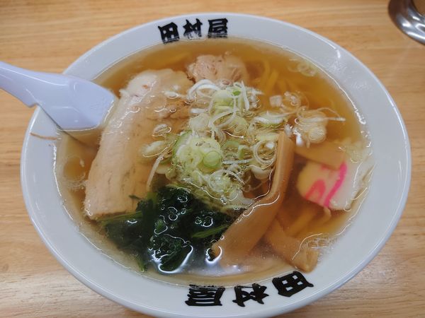 「ラーメン690円＋餃子310円」@田村屋の写真