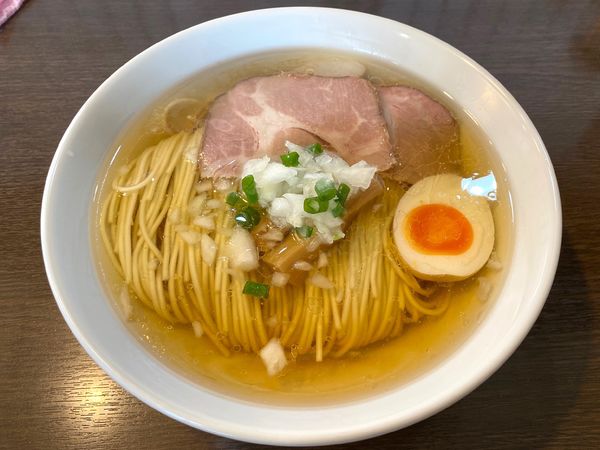 「塩そば ８００円」@中華そばイデタの写真