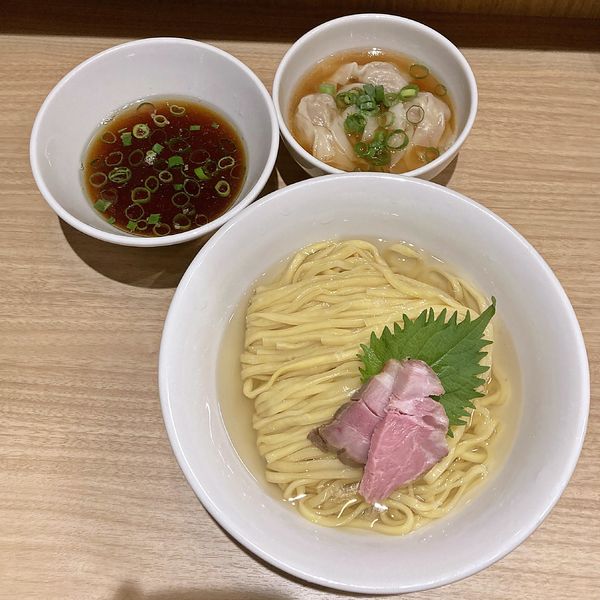 「つけ麺（昆布水・肉雲呑）」@支那蕎麦 澤田の写真