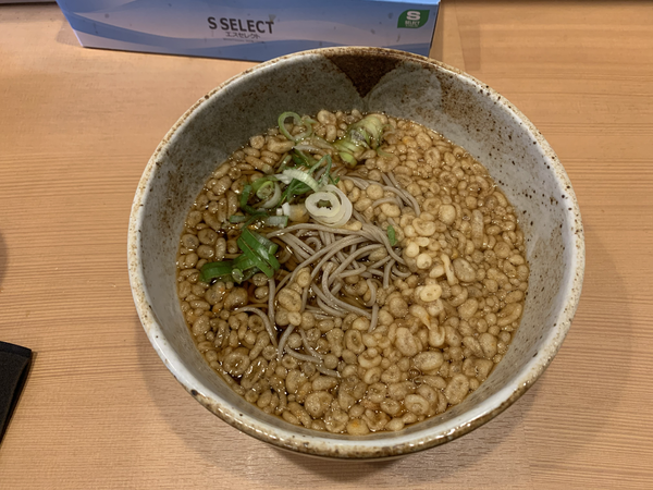 「たぬきそば (300円)」@そば・うどん自家製麺 まる美の写真