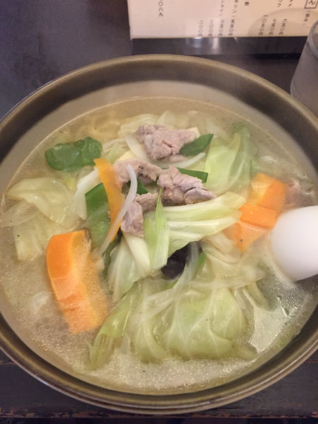 「野菜ラーメン」@手打ちらーめん たかせの写真