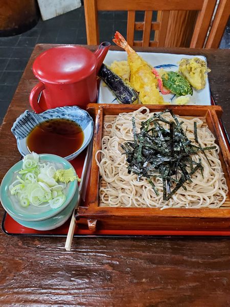 「天ざる蕎麦」@そば処 大むらの写真