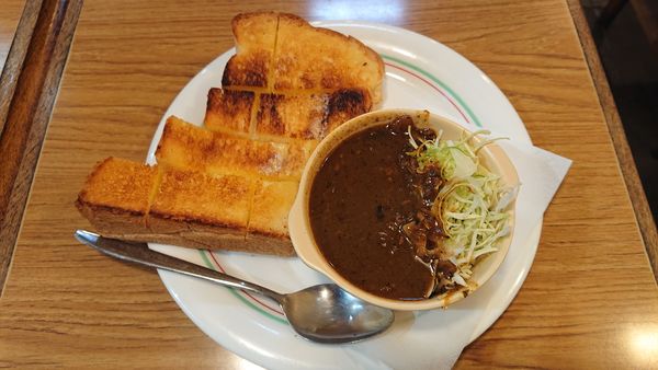 「カレートースト　５００円」@コーヒー長谷川の写真
