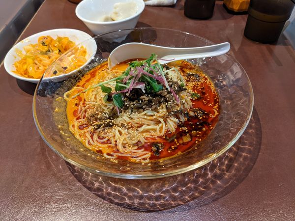 「冷やし担々麺」@陳家私菜 新宿店の写真