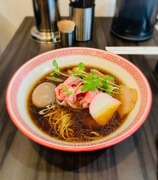 「味玉醤油メン（￥1000）」@ヌードルボウズ n坊の写真