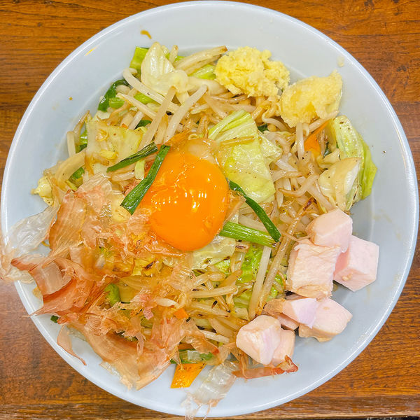 「男前汁なし（にんにく・しょうが）」@自家製麺 酉 secondの写真