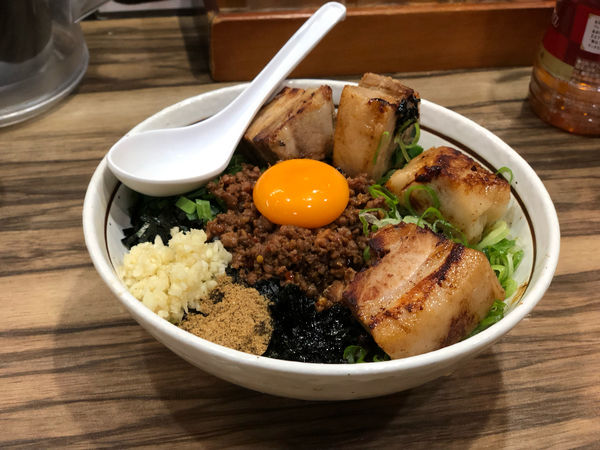 「ど肉台湾まぜそば」@麺屋 はるか 秋葉原店の写真